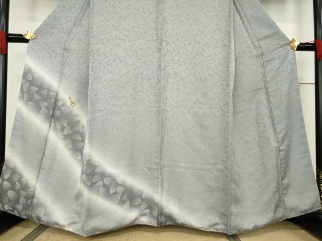平和屋着物●訪問着 刺繍 瓢箪 花文 暈し染め 金彩 正絹 逸品 AABF3618ck