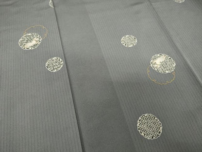 平和屋着物●訪問着 雪輪重ね兎文 金彩 小田急百貨店扱い 正絹 逸品 AABF3620ck