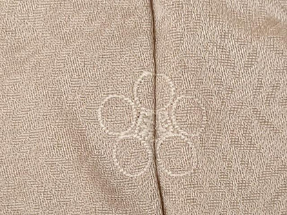 平和屋着物●訪問着 駒刺繍 雪輪重ね花文 暈し染め 三越扱い 正絹 逸品 AABF3624ck