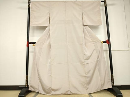 平和屋着物●お召 縞 正絹 逸品 未使用 AABF3629ck