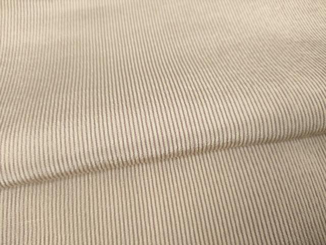 平和屋着物●お召 縞 正絹 逸品 未使用 AABF3629ck