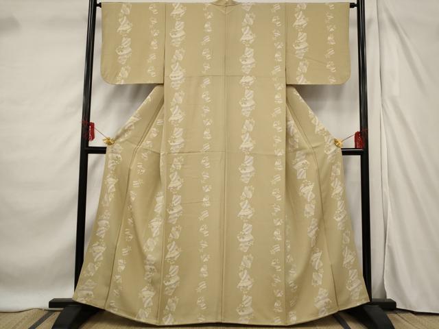 平和屋着物■上質な小紋 色紙重ね花間道 正絹 逸品 AABF3643st