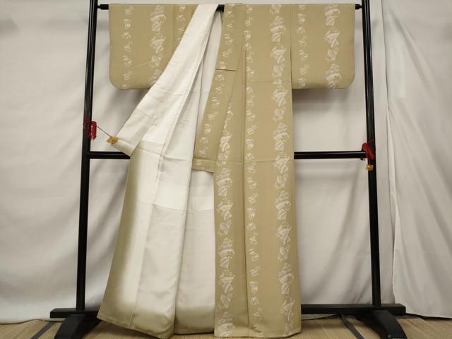 平和屋着物■上質な小紋 色紙重ね花間道 正絹 逸品 AABF3643st