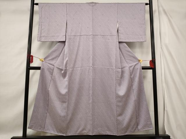 平和屋着物■上質な小紋 花尽くし 正絹 逸品 AABF3664st