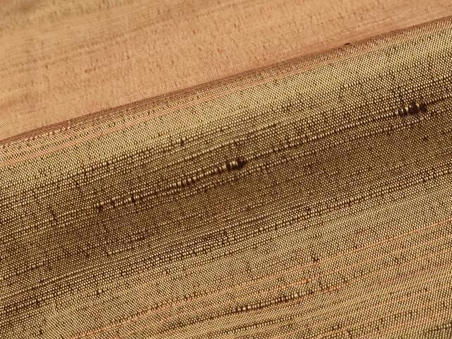 平和屋着物■上質な紬　横段文　正絹　逸品　AABF3692st