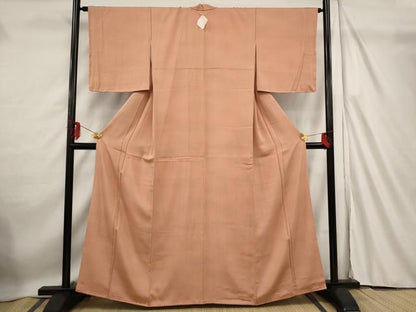 平和屋着物■上質な小紋　霞文　正絹　逸品　AABF3719st