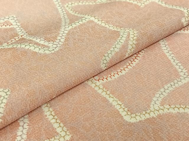平和屋着物▽小紋 単衣 花尽くし文 暈し染め 洗える着物 AABF3767jh
