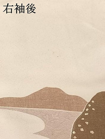 平和屋着物▽訪問着 単衣 作家物 風景文 正絹 逸品 AABF3777jh
