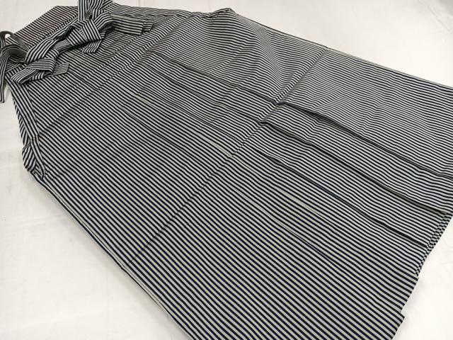 平和屋着物●男性 馬乗り袴 縞 AABF3904ph