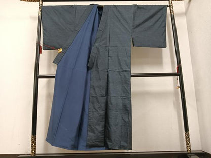 平和屋着物■男性　本場大島紬　100亀甲　総詰め　正絹　逸品　AABF3920ph