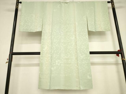 平和屋着物●長襦袢　無双仕立て　花間道　暈し染め　正絹　逸品　未使用　AABF3923ck