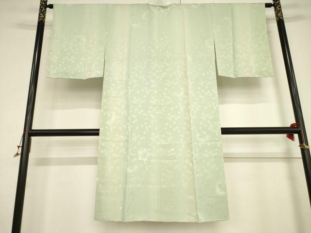 平和屋着物●長襦袢　無双仕立て　花間道　暈し染め　正絹　逸品　未使用　AABF3923ck