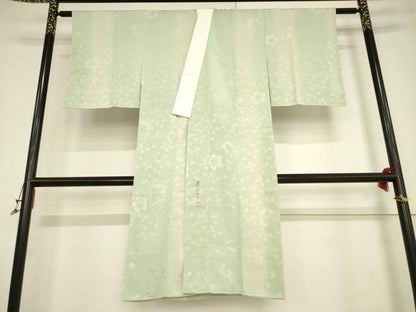 平和屋着物●長襦袢　無双仕立て　花間道　暈し染め　正絹　逸品　未使用　AABF3923ck
