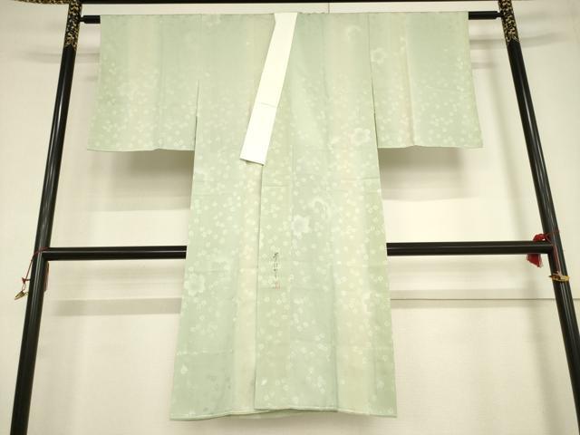 平和屋着物●長襦袢　無双仕立て　花間道　暈し染め　正絹　逸品　未使用　AABF3923ck