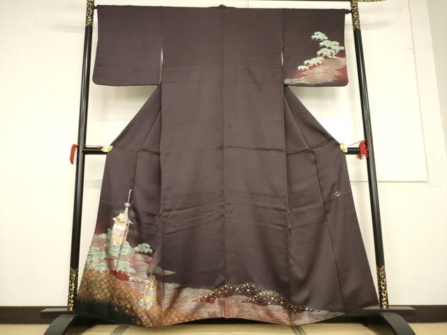 平和屋着物●TOKI志すい キモノモードオリジナルブランド 訪問着 山車 金彩 正絹 逸品 AABF3927ck