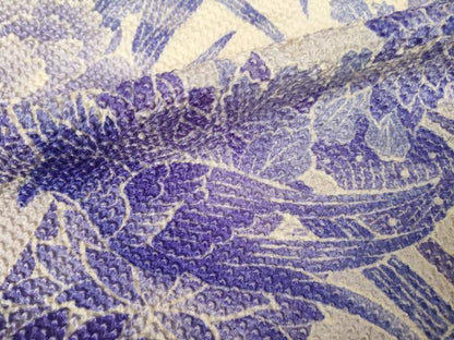 平和屋着物●豪華振袖　総絞り　花鳥文　正絹　逸品　AABF3935ck