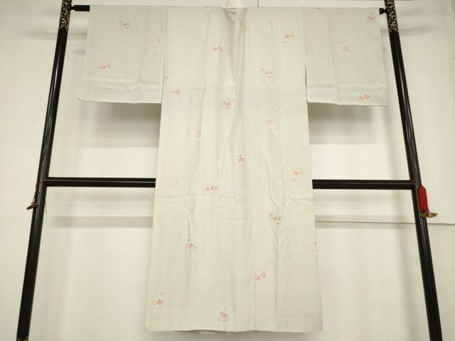 平和屋着物●長襦袢 袷 舞花文 正絹 逸品 AABF3939ck