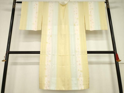 平和屋着物●長襦袢 袷 花間道 暈し染め 正絹 逸品 未使用 AABF3940ck