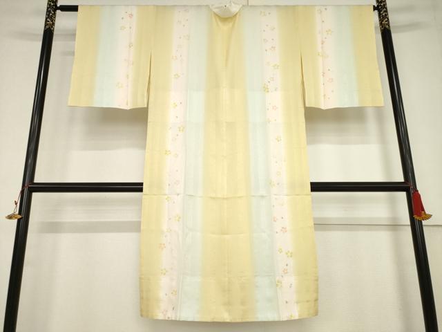 平和屋着物●長襦袢 袷 花間道 暈し染め 正絹 逸品 未使用 AABF3940ck