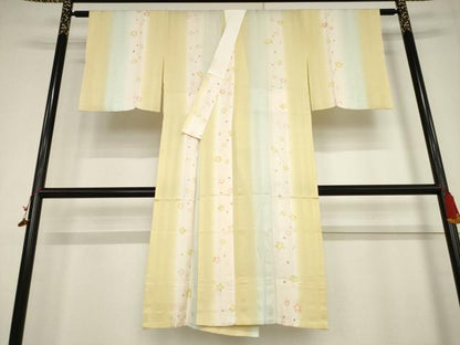 平和屋着物●長襦袢 袷 花間道 暈し染め 正絹 逸品 未使用 AABF3940ck