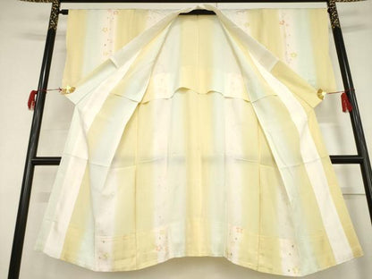 平和屋着物●長襦袢 袷 花間道 暈し染め 正絹 逸品 未使用 AABF3940ck