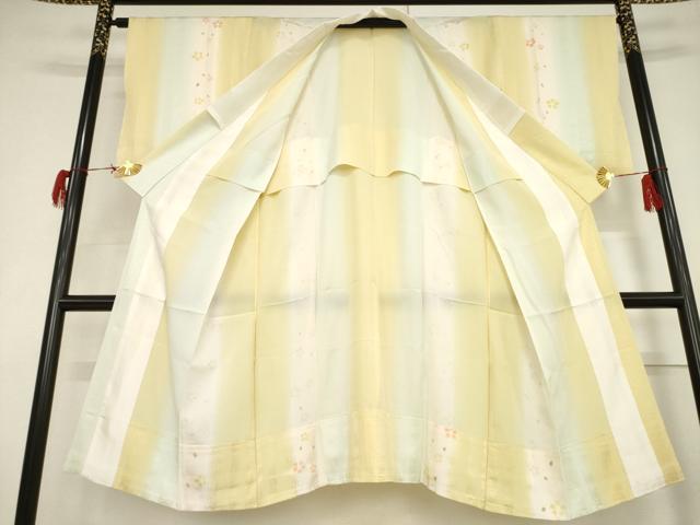 平和屋着物●長襦袢 袷 花間道 暈し染め 正絹 逸品 未使用 AABF3940ck