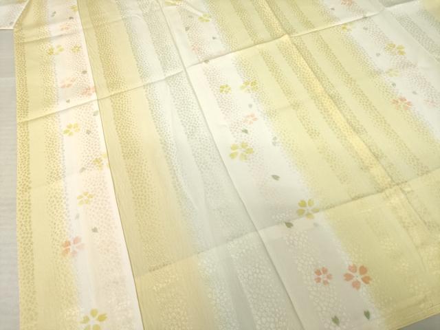 平和屋着物●長襦袢 袷 花間道 暈し染め 正絹 逸品 未使用 AABF3940ck