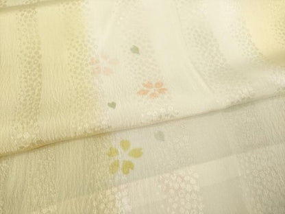 平和屋着物●長襦袢 袷 花間道 暈し染め 正絹 逸品 未使用 AABF3940ck