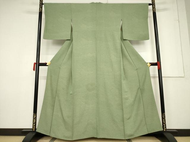 平和屋着物●江戸小紋 切嵌文 正絹 逸品 AABF3944ck