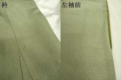 平和屋着物●人間国宝 初代 六谷梅軒(六谷紀久男)錐彫り 重要無形文化 財伊勢型紙 染：大野信幸 江戸小紋 極角通シ小紋 逸品 AABF3951ck