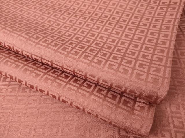 平和屋着物●GIVENCHY　ジバンシー　色無地　蘇芳香色　正絹　逸品　AABF3954ck