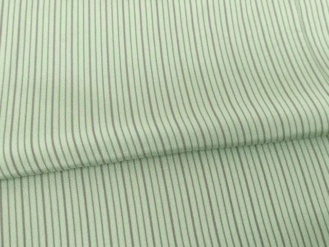 平和屋着物●長襦袢 無双仕立て 縞 半衿刺繍 正絹 逸品 AABF3962ck