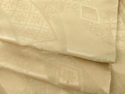 平和屋着物●お召 短冊吉祥文 正絹 逸品 AABF3970ck