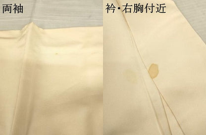 平和屋着物●訪問着 刺繍 草花文 金彩 正絹 逸品 AABF3977ck