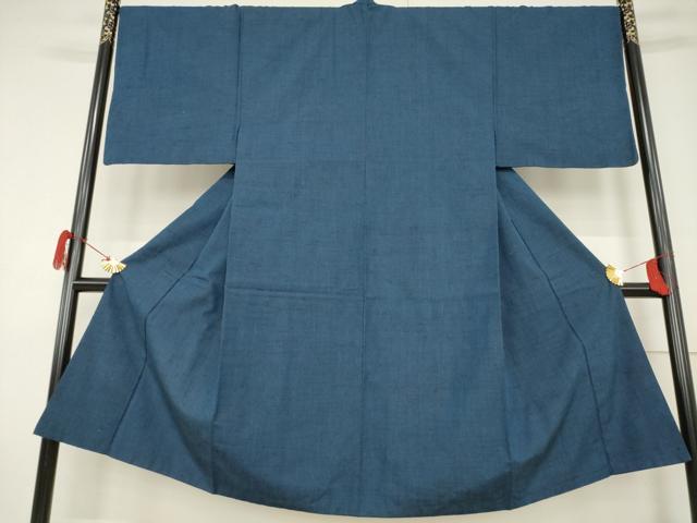 平和屋着物●男性 紬 色無地 褐返し色 正絹 逸品 AABF3979ck