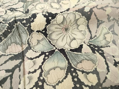 平和屋着物●訪問着 辻が花 舞花文 正絹 逸品 AABF3981ck