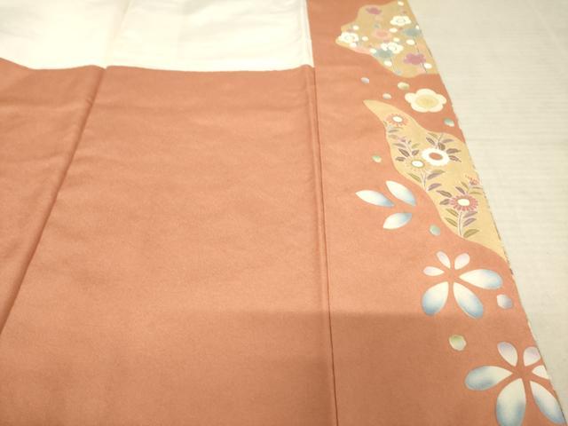 平和屋着物●訪問着 駒刺繍 地紙吉祥花文 金彩 正絹 逸品 AABF3999ck