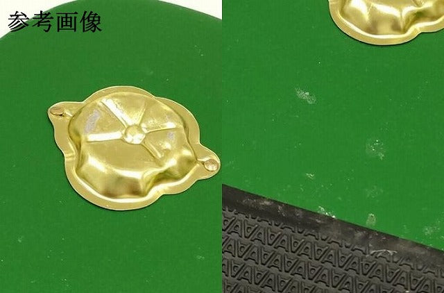 平和屋着物●IKKO 和装小物 ぽっくり下駄 こっぽり・おこぼ下駄 桐下駄 花亀甲 椿 金糸 逸品 未使用 AABF4042ay