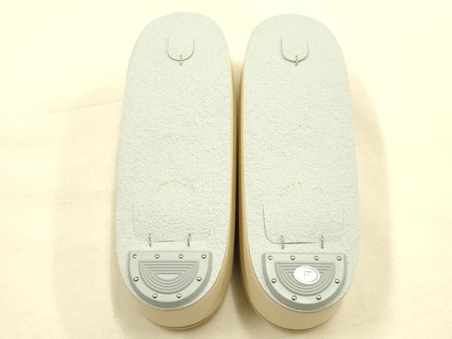 平和屋着物●和装小物　和装草履　厚底　ハイヒール草履　日本製　箱付き　逸品　未使用　AABF4043ay