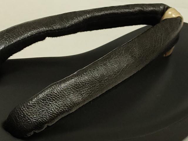 平和屋着物●和装小物　和装草履　厚底　ハイヒール草履　リボン　箱付き　逸品　AABF4052ay