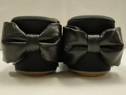 平和屋着物●和装小物　和装草履　厚底　ハイヒール草履　リボン　箱付き　逸品　AABF4052ay