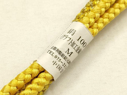 平和屋着物●和装小物 振袖用帯締め 装飾 パール ラインストーン 飾り紐 金糸 逸品 未使用 AABF4097ay