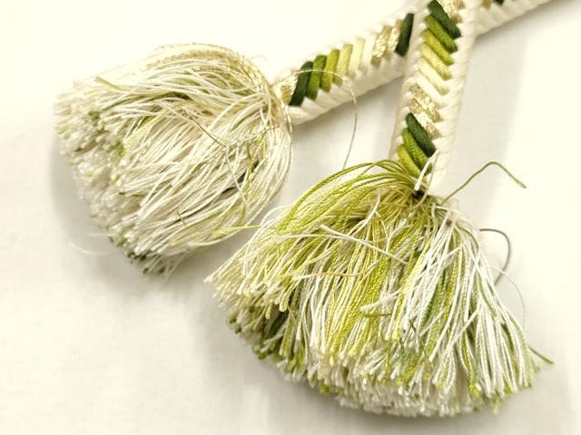 平和屋着物●極上　有職組紐道明　帯締め　奈良組　丸胡蝶　金糸　宮内庁御用　国立博物館御用　東京芸術大学御用 　逸品　AABF4100ay