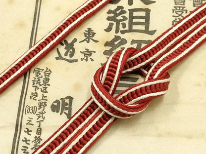 平和屋着物●極上 有職組紐道明 帯締め 新源氏組 宮内庁御用 国立博物館御用 東京芸術大学御用 逸品 AABF4102ay
