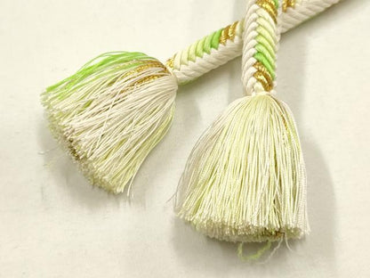 平和屋着物●極上　有職組紐道明　帯締め　奈良組　金糸　宮内庁御用　国立博物館御用　東京芸術大学御用　逸品　AABF4112ay