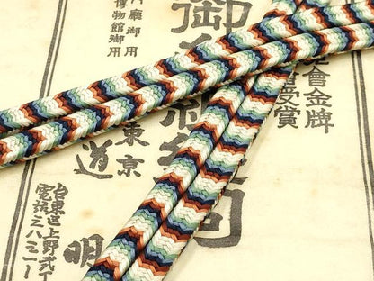 平和屋着物●極上 有職組紐道明 帯締め 御岳組 宮内庁御用 国立博物館御用 東京芸術大学御用 逸品 AABF4118ay