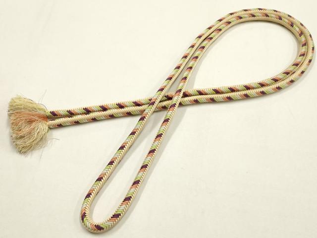 平和屋着物●極上　有職組紐道明　帯締め　奈良組　宮内庁御用　国立博物館御用　東京芸術大学御用 　逸品　AABF4125ay