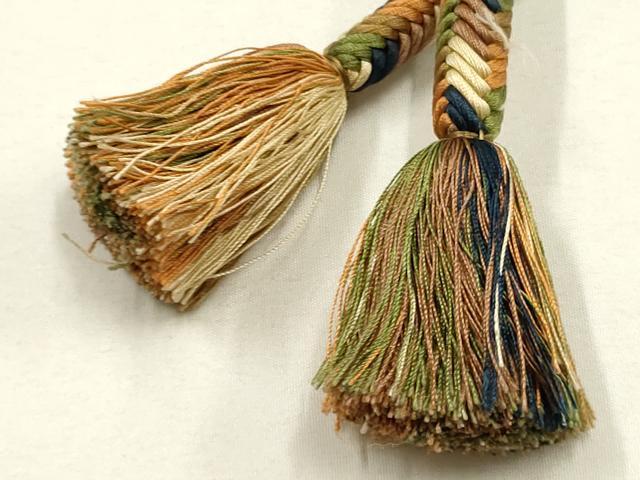 平和屋着物●極上　有職組紐道明　帯締め　奈良組　宮内庁御用　国立博物館御用　東京芸術大学御用 　逸品　AABF4127ay