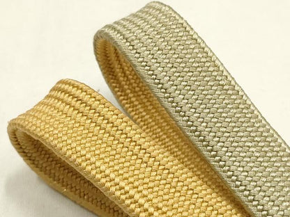 平和屋本店●和装小物　帯締め・帯揚げセット　刺繍　高麗組　暈し　金糸　逸品　未使用　AABF4194ay
