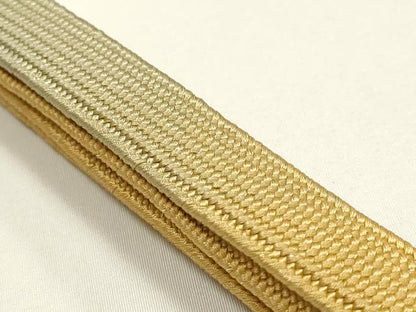 平和屋本店●和装小物　帯締め・帯揚げセット　刺繍　高麗組　暈し　金糸　逸品　未使用　AABF4194ay